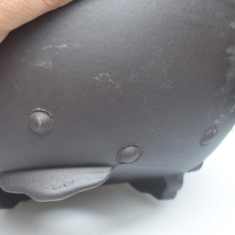 Bonsaischaal 22 x 22 x 8 cm, zwart