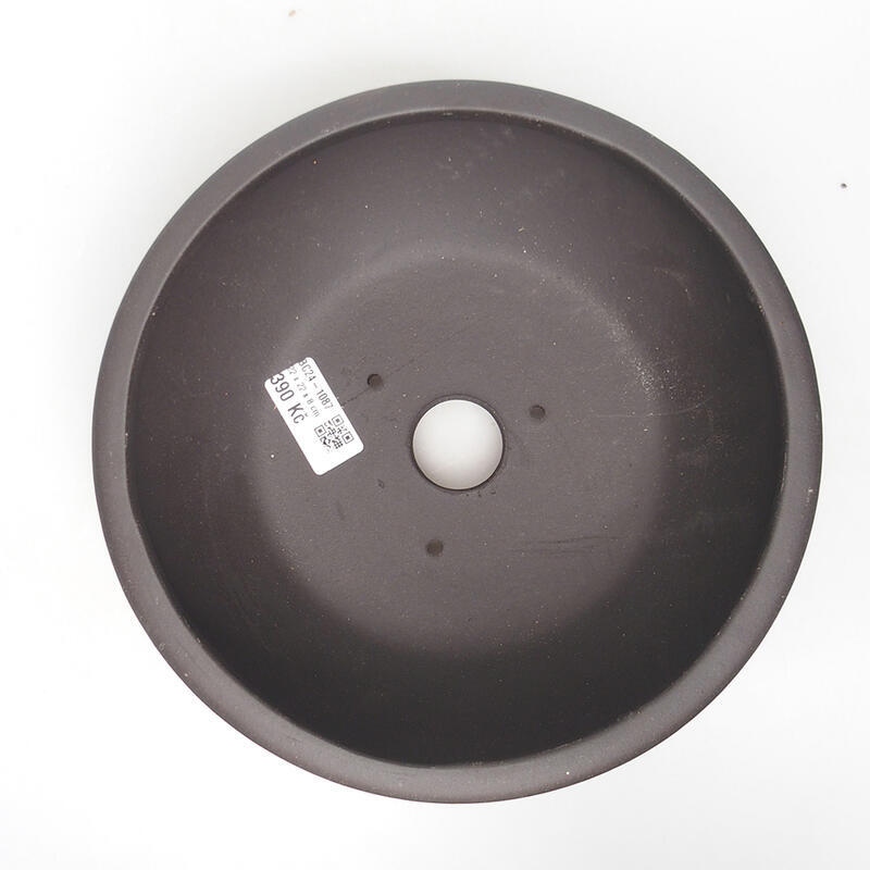 Bonsaischaal 22 x 22 x 8 cm, zwart