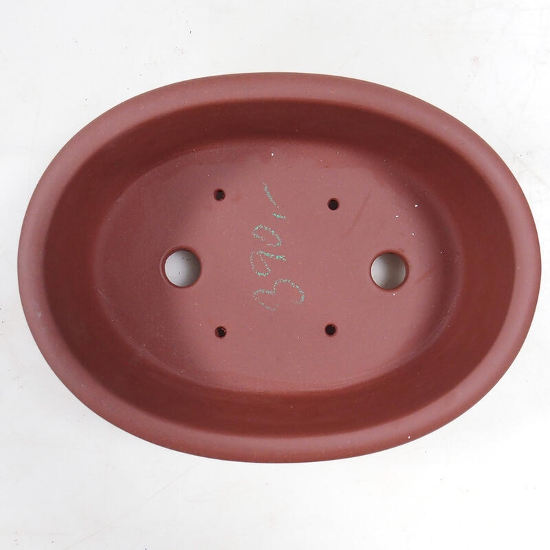 Bonsaischaal 23,5 x 17,5 x 7,5 cm, baksteenkleur