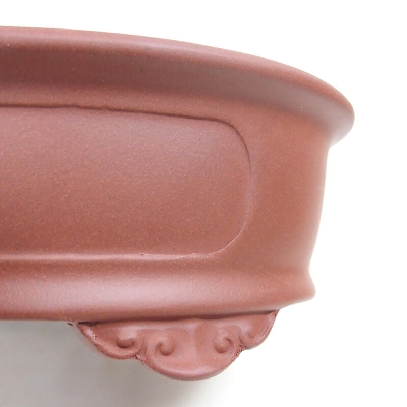 Bonsaischaal 23,5 x 17,5 x 7,5 cm, baksteenkleur