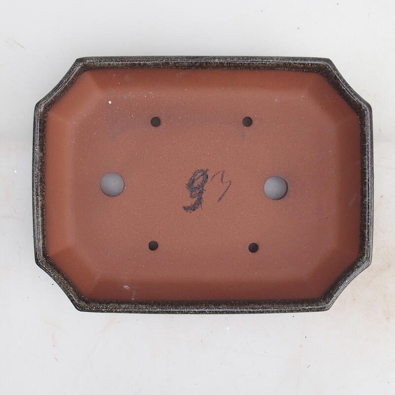 Bonsaischaal 23 x 17,5 x 4,5 cm, bruin