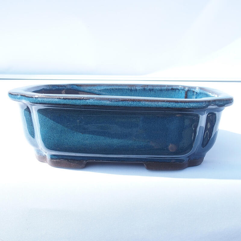 Bonsaischaal 24 x 18,5 x 8 cm blauw