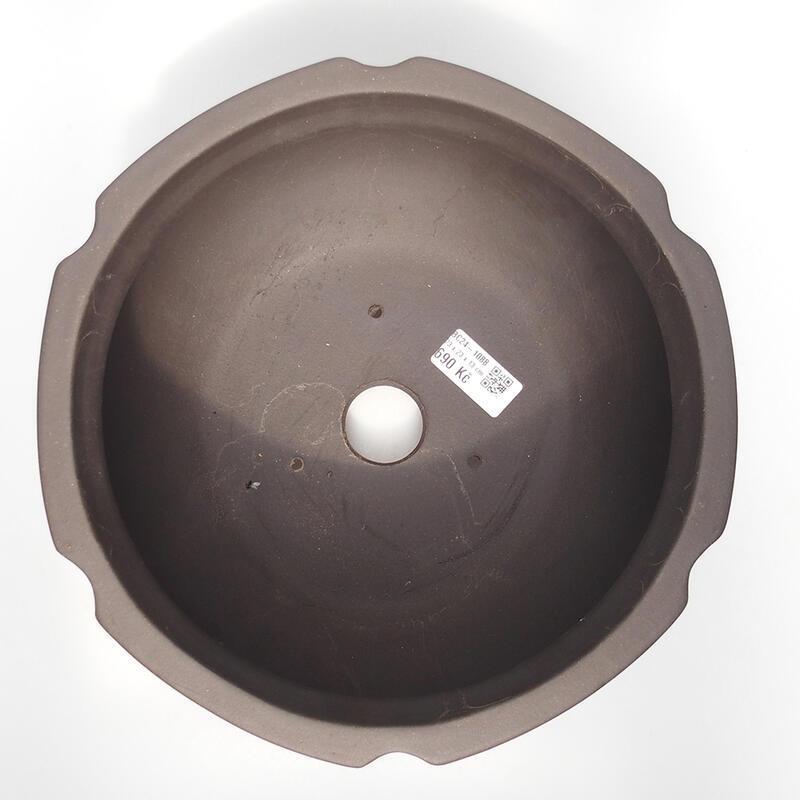 Bonsaischaal 24 x 24 x 13,5 cm, bruin