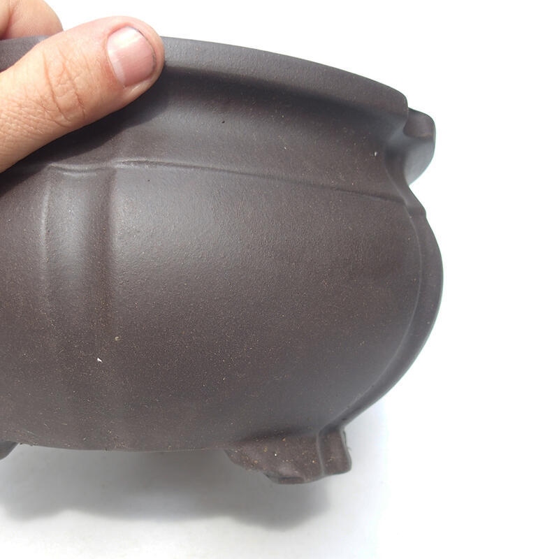 Bonsaischaal 24 x 24 x 13,5 cm, bruin