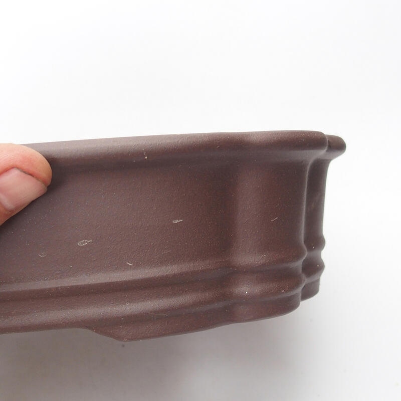 Bonsaischaal 25,5 x 20 x 6 cm, bruin