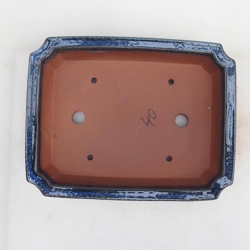 Bonsaischaal 25 x 20 x 6 cm, kleur blauw