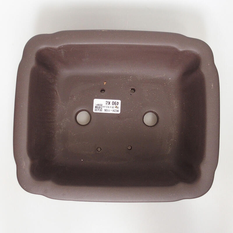 Bonsaischaal 25 x 21 x 9,5cm, bruin