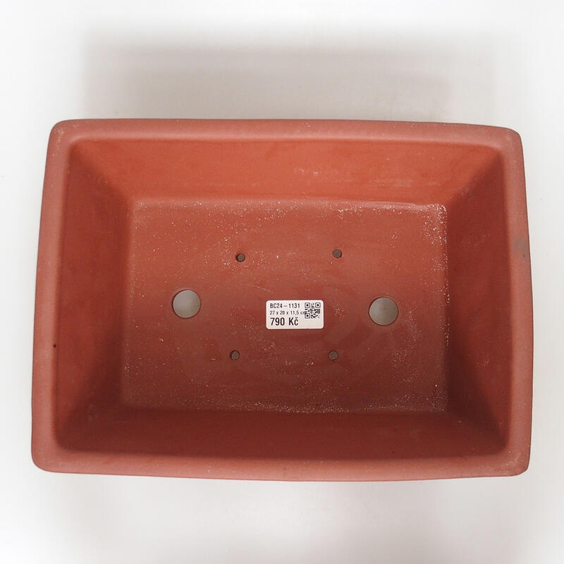 Bonsaischaal 27,5 x 21 x 11 cm, baksteenkleur