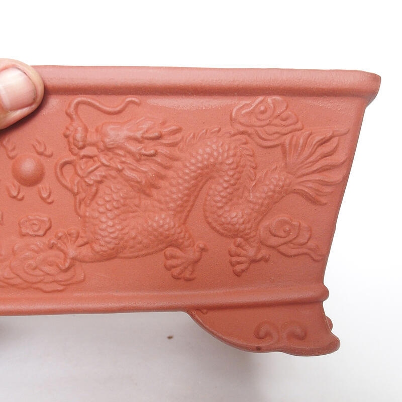 Bonsaischaal 27,5 x 21 x 11 cm, baksteenkleur