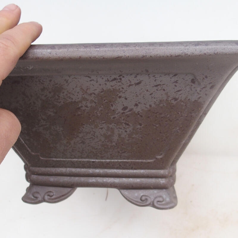 Bonsaischaal 27 x 27 x 14,5 cm, natuurlijke kleur