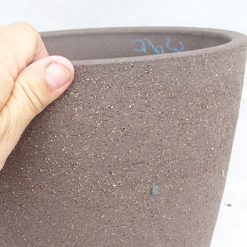 Bonsaischaal 27 x 27 x 28 cm, kleur rustiek