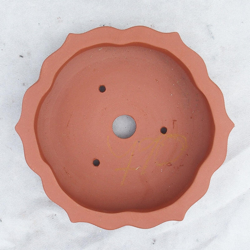 Bonsaischaal 27 x 27 x 8 cm, kleur rustiek