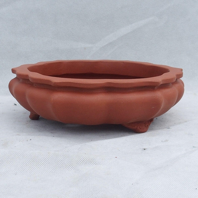 Bonsaischaal 27 x 27 x 8 cm, kleur rustiek