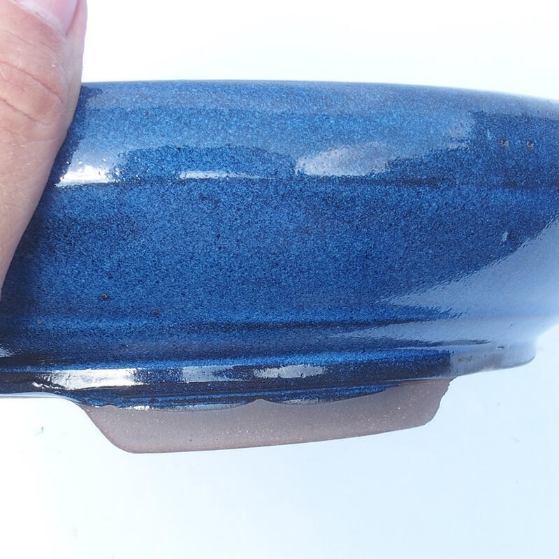 Bonsaischaal 28 x 28 x 7 cm blauw