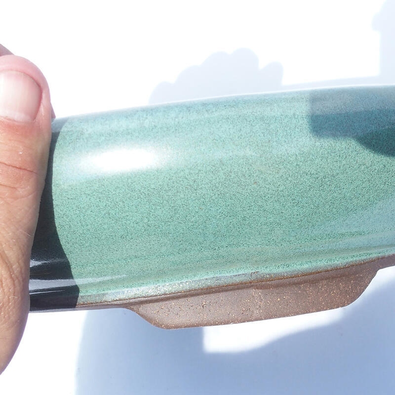 Bonsaischaal 28 x 28 x 7 cm groen