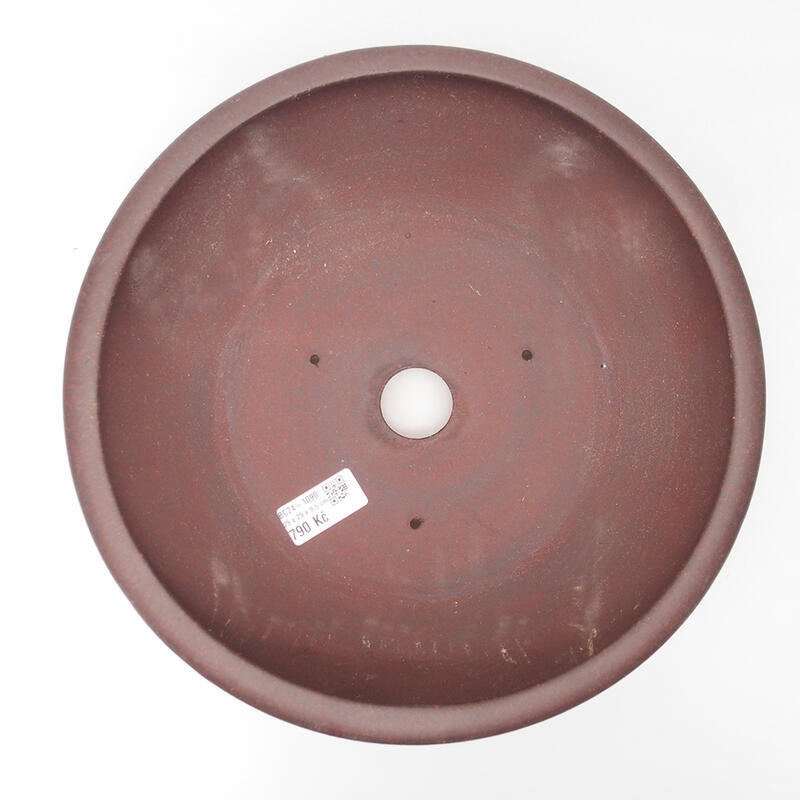 Bonsaischaal 29 x 29 x 9,5 cm, kleur bruin-zwart