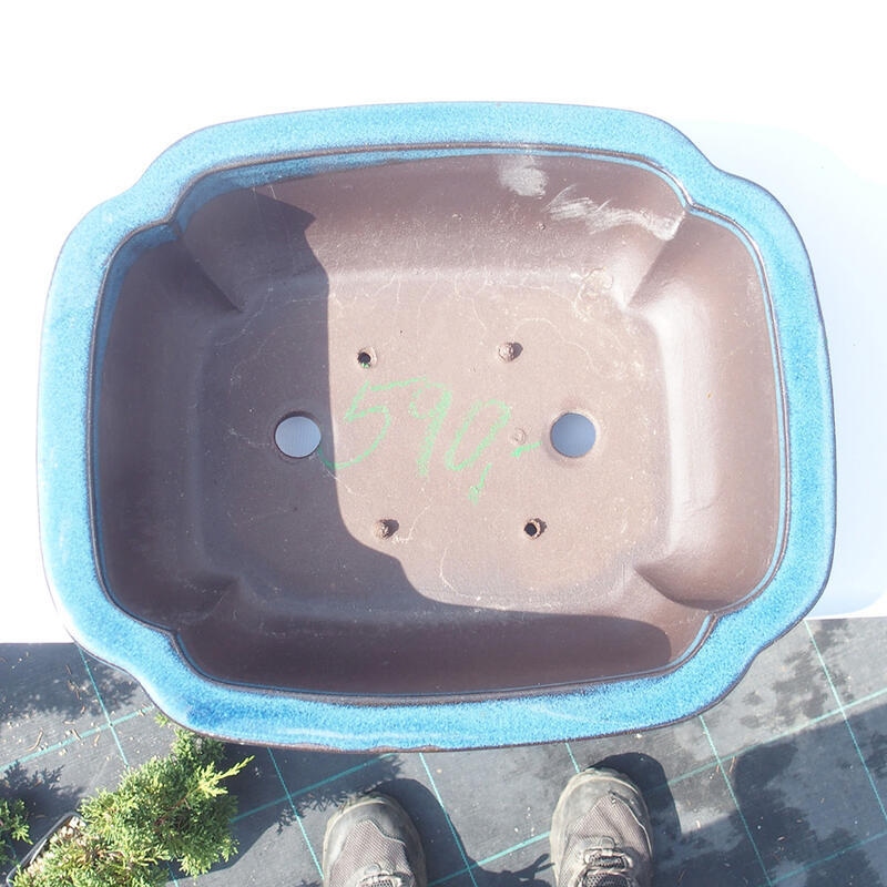 Bonsaischaal 30 x 25 x 10 cm blauw