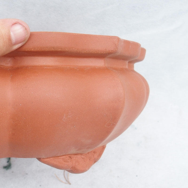 Bonsaischaal 35 x 35 x 12 cm, kleur rustiek