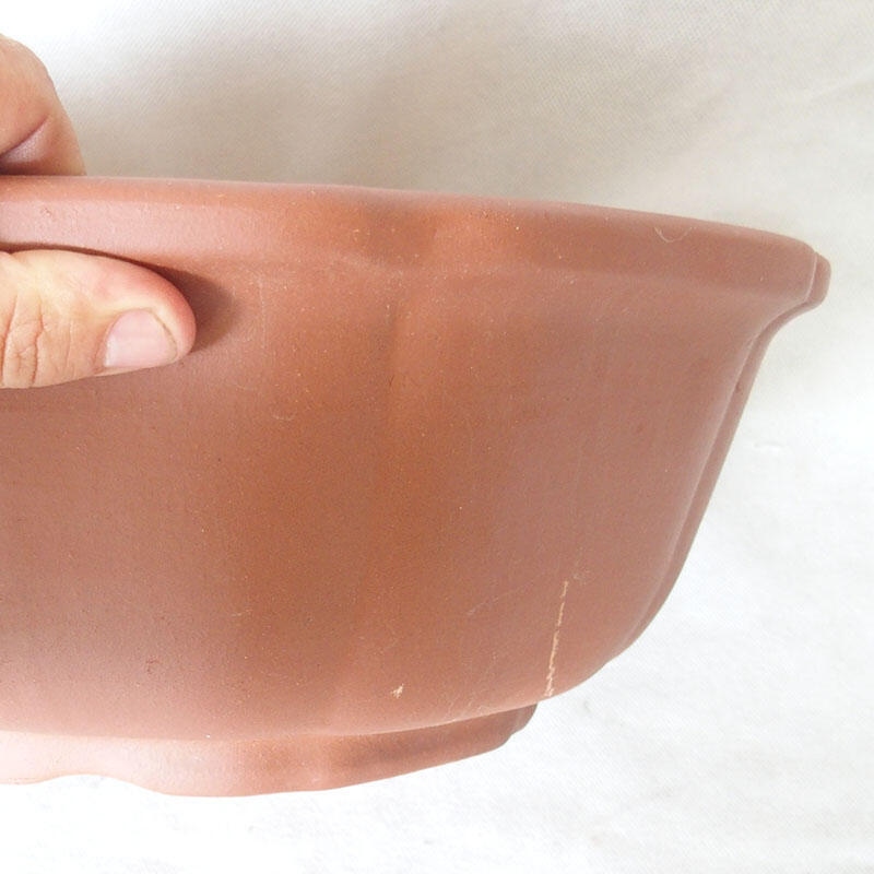 Bonsaischaal 35 x 35 x 13 cm, kleur rustiek