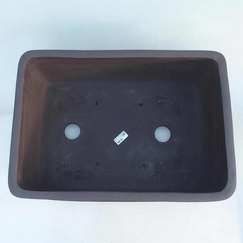 Bonsaischaal 41,5 x 28 x 14 cm, kleur zwart - alleen transport per pallet