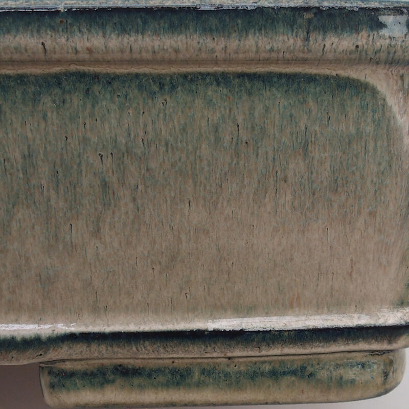 Bonsaischaal 42 x 33 x 11 cm, kleur blauw-beige - alleen transport per pallet