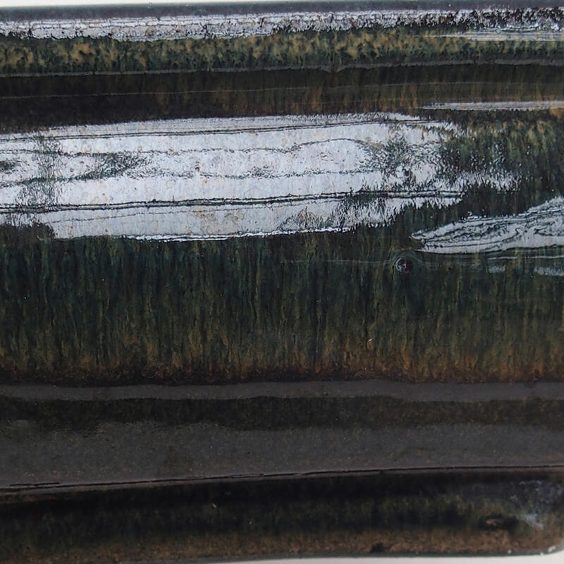 Bonsaischaal 51 x 33 x 8 cm, blauwgroen - alleen transport per pallet