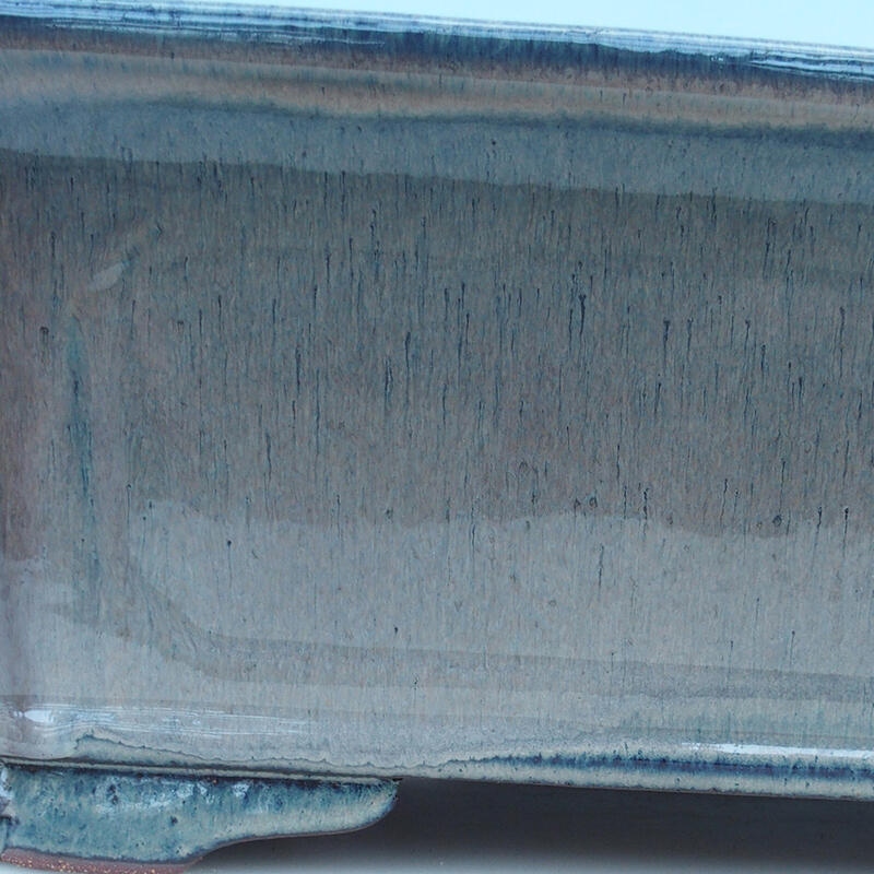 Bonsaischaal 51 x 35,5 x 16 cm, kleur blauw-beige - alleen transport per pallet