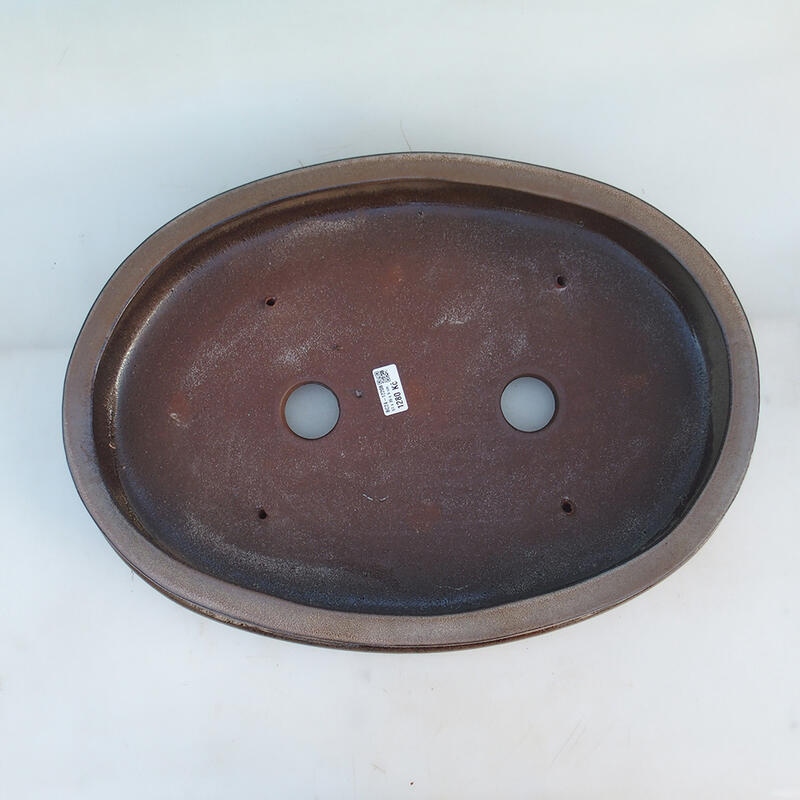 Bonsaischaal 51 x 36,5 x 10 cm, kleur bruin - alleen transport per pallet