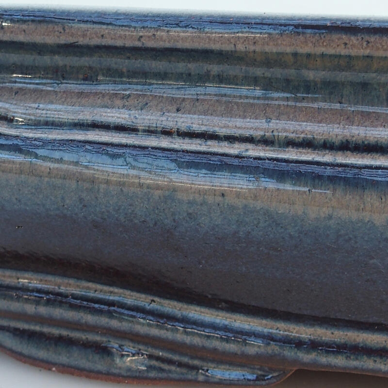 Bonsaischaal 51 x 36,5 x 10 cm, kleur blauw-beige - alleen transport per pallet