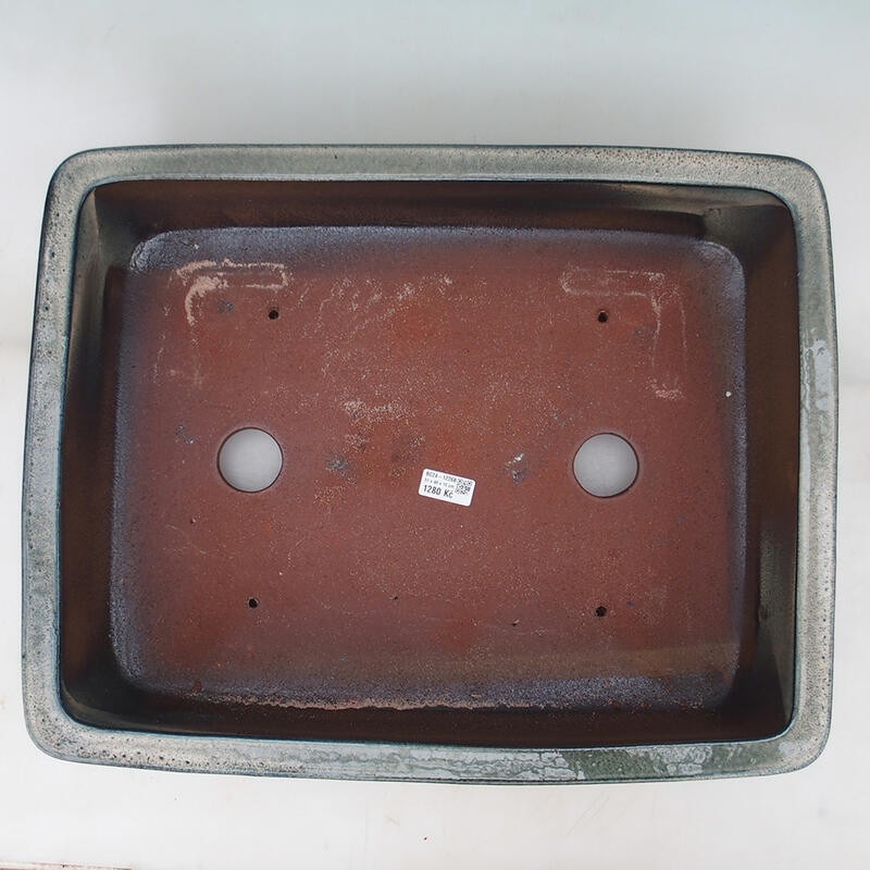 Bonsaischaal 52 x 41 x 15 cm, kleur blauw-beige - alleen transport per pallet