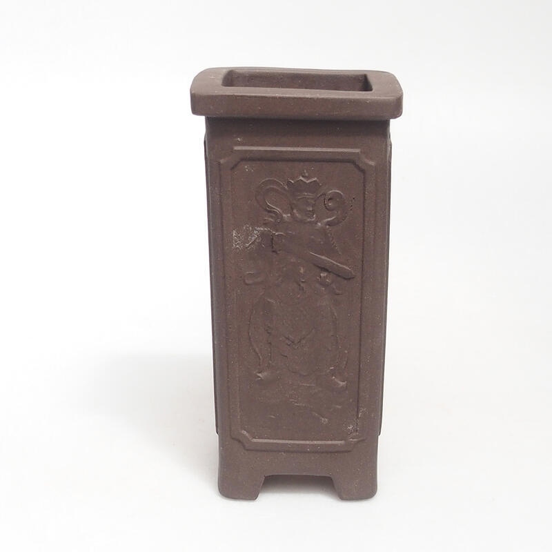 Bonsaischaal 6,5 x 6,5 x 13 cm, bruin