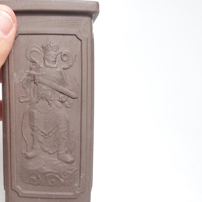 Bonsaischaal 6,5 x 6,5 x 13 cm, bruin