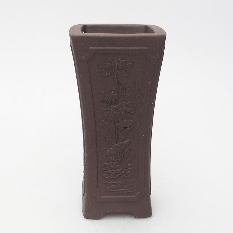 Bonsaischaal 6 x 6 x 13 cm, bruin