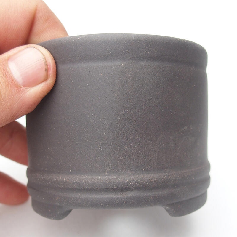 Bonsaischaal 7,5 x 7,5 x 6,5 cm, kleur zwart