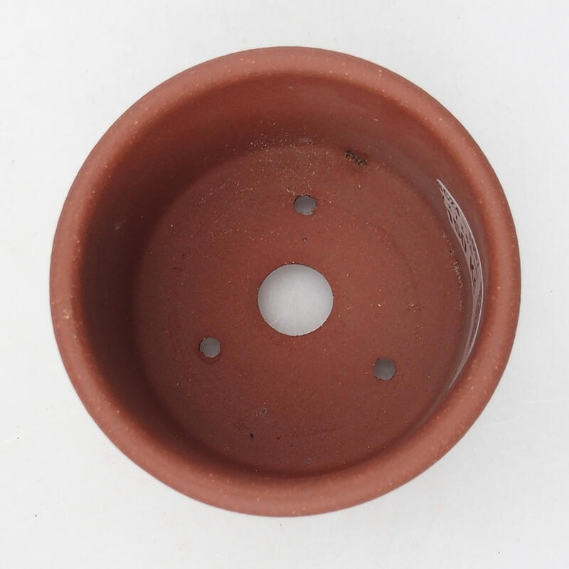 Bonsaischaal 7,5 x 7,5 x 6,5 cm, baksteenkleur