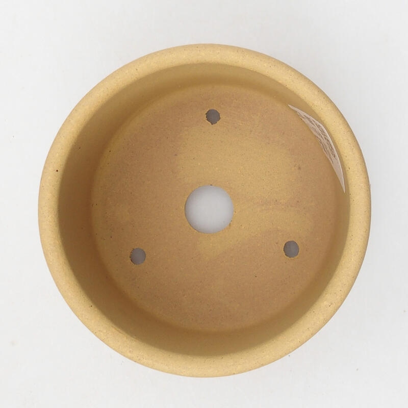 Bonsaischaal 7,5 x 7,5 x 6,5 cm, kleur oker