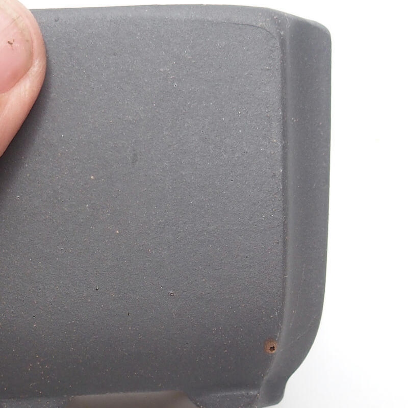 Bonsaischaal 7 x 7 x 6 cm, zwart