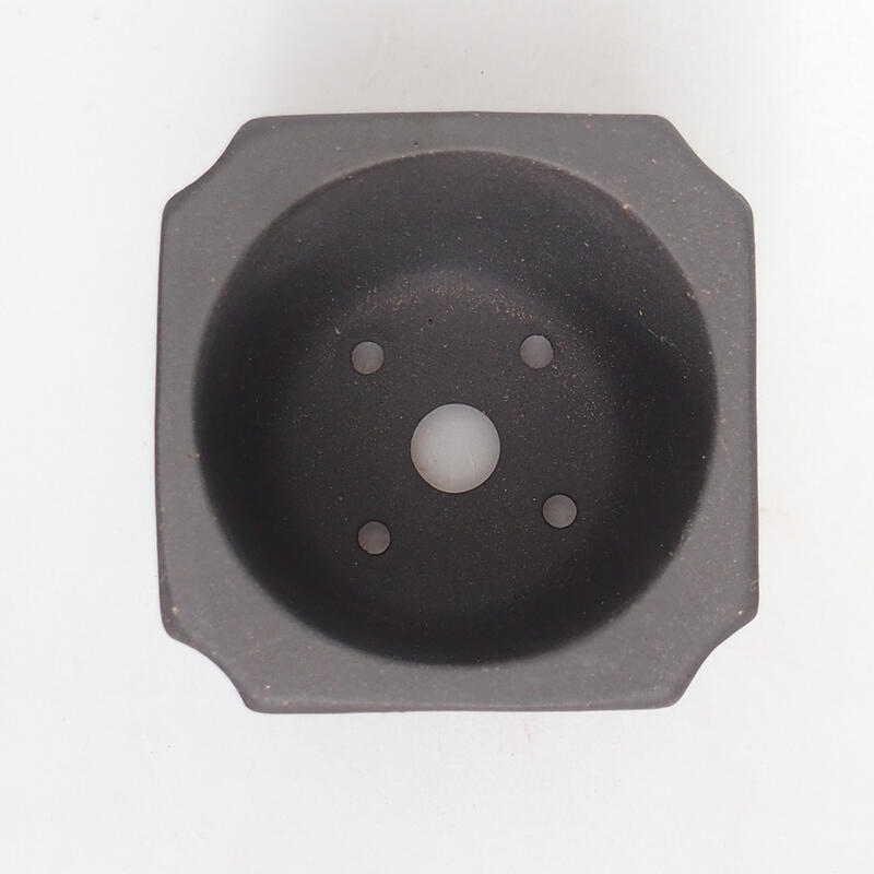 Bonsaischaal 7 x 7 x 6 cm, zwart