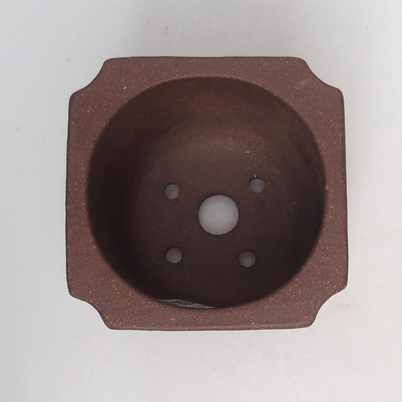 Bonsaischaal 7 x 7 x 6 cm, bruin