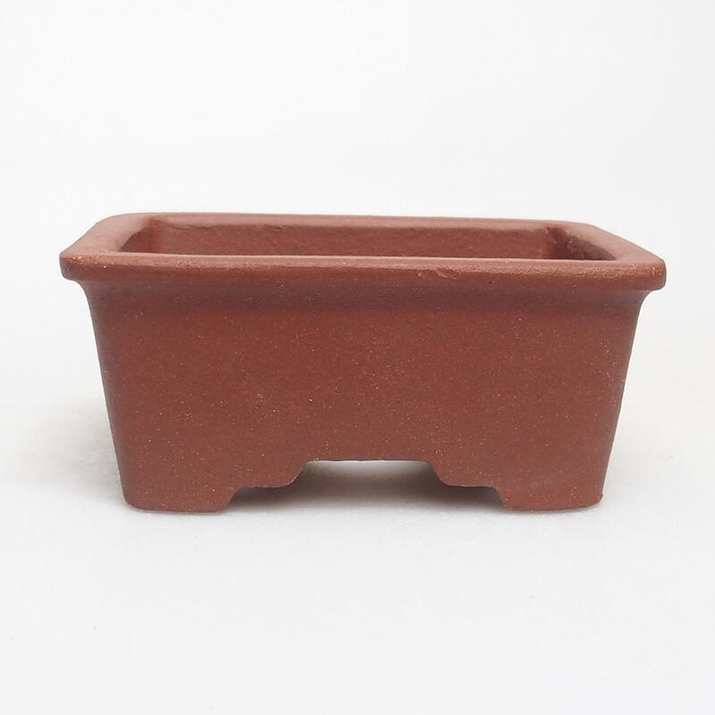 Bonsaischaal 9 x 7 x 4 cm, baksteenkleur