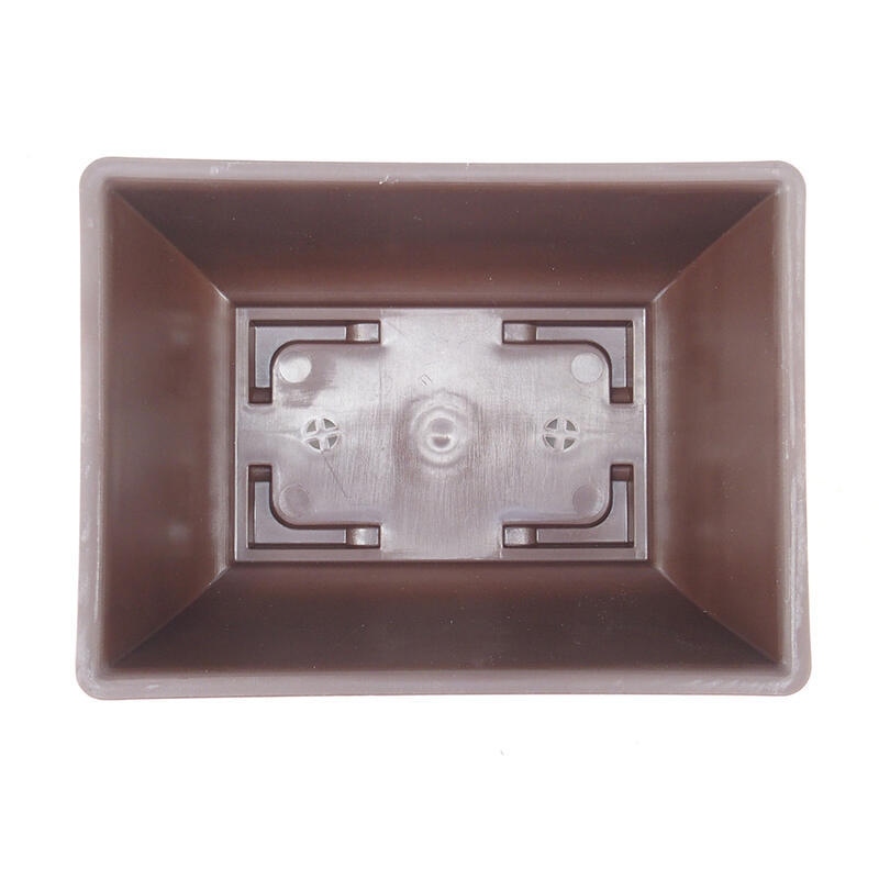 Bonsai kom kunststof MP-1 bruin - 15 x 11 x 6,5 cm