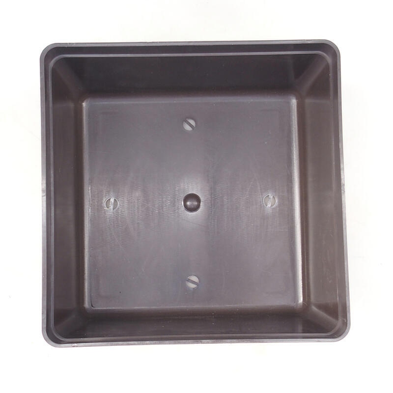 Bonsai kom kunststof YMDR-3 bruin - 20 x 20 x 10 cm