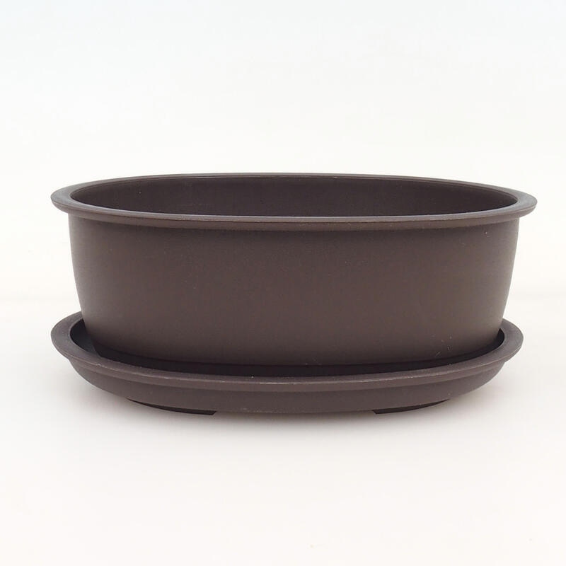 Bonsai schaal+bak kunststof MP-4 - 16 x 12,5 x 6 cm