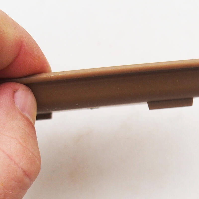 Bonsai schotel kunststof PP-3 koffie 11 X 8 X 1,5 CM