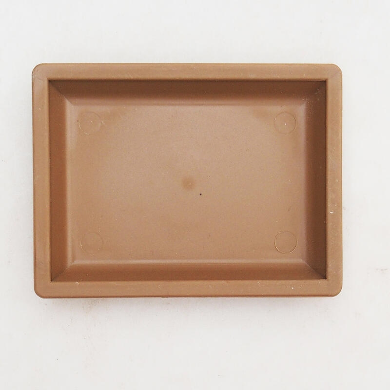 Bonsai schotel kunststof PP-3 koffie 11 X 8 X 1,5 CM