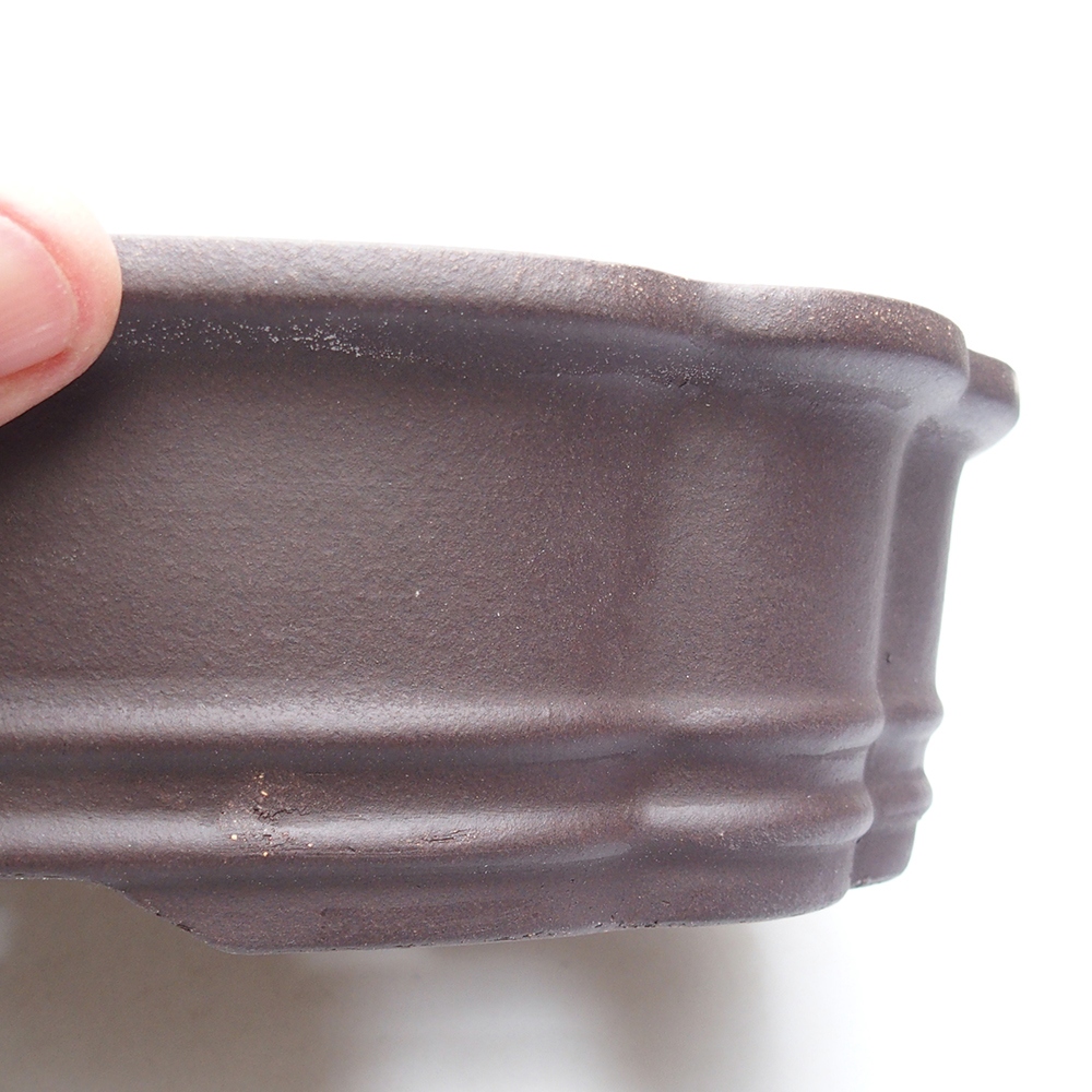 Kom 26 x 21 x 6,5 cm bruin