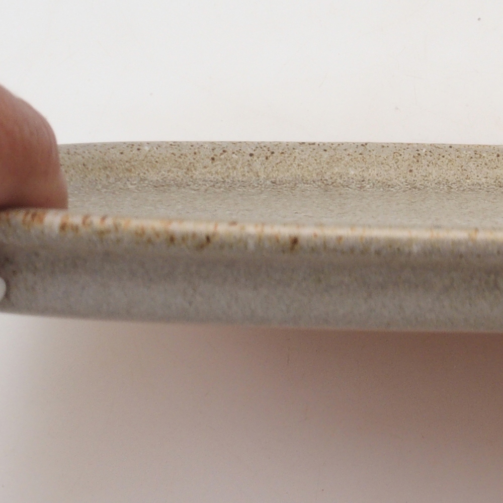 Keramische schotel H09 - 28,5 x 19,5 x 1,5 cm - beige