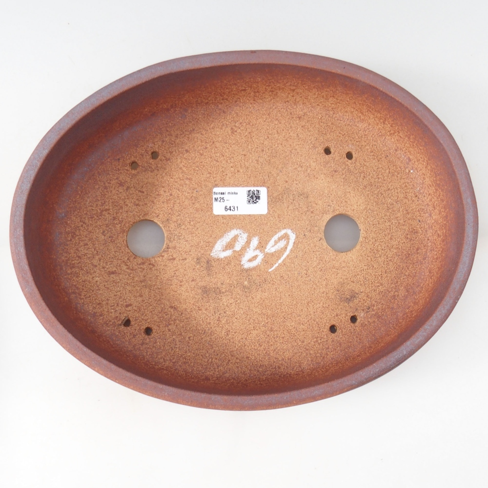 Bonsaischaal 32 x 24,5 x 7 cm , metaalkleur