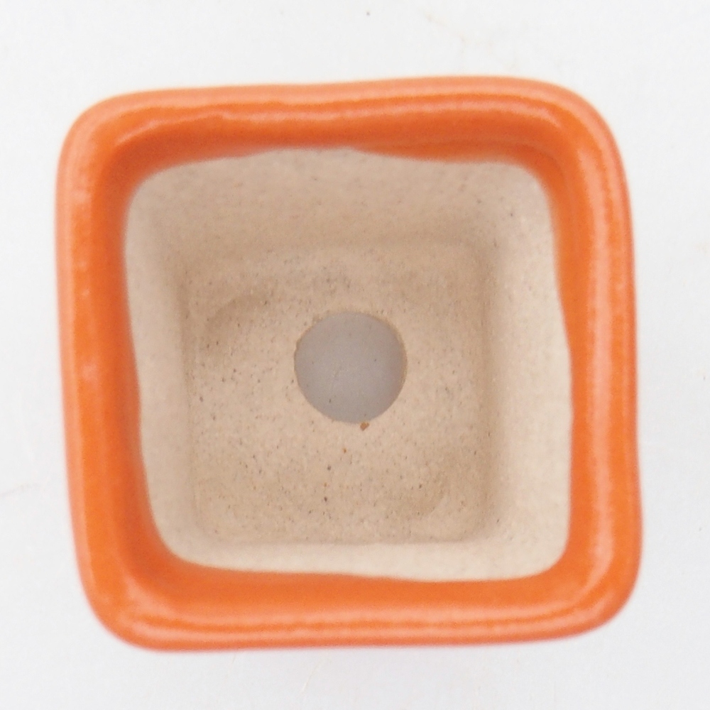 Mini bonsaischaal 2,5 x 2,5 x 2,5 cm, oranje