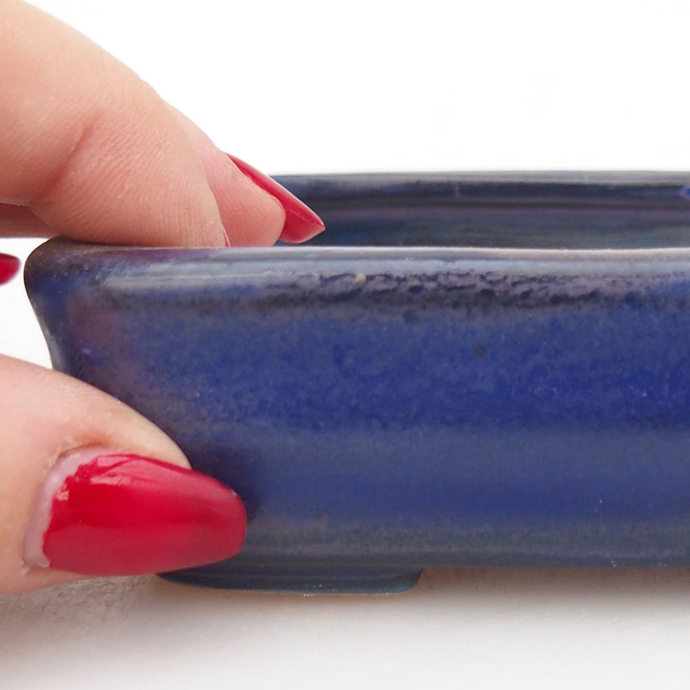 Bonsaischaal van keramiek 125 x 10 x 3 cm, bruin